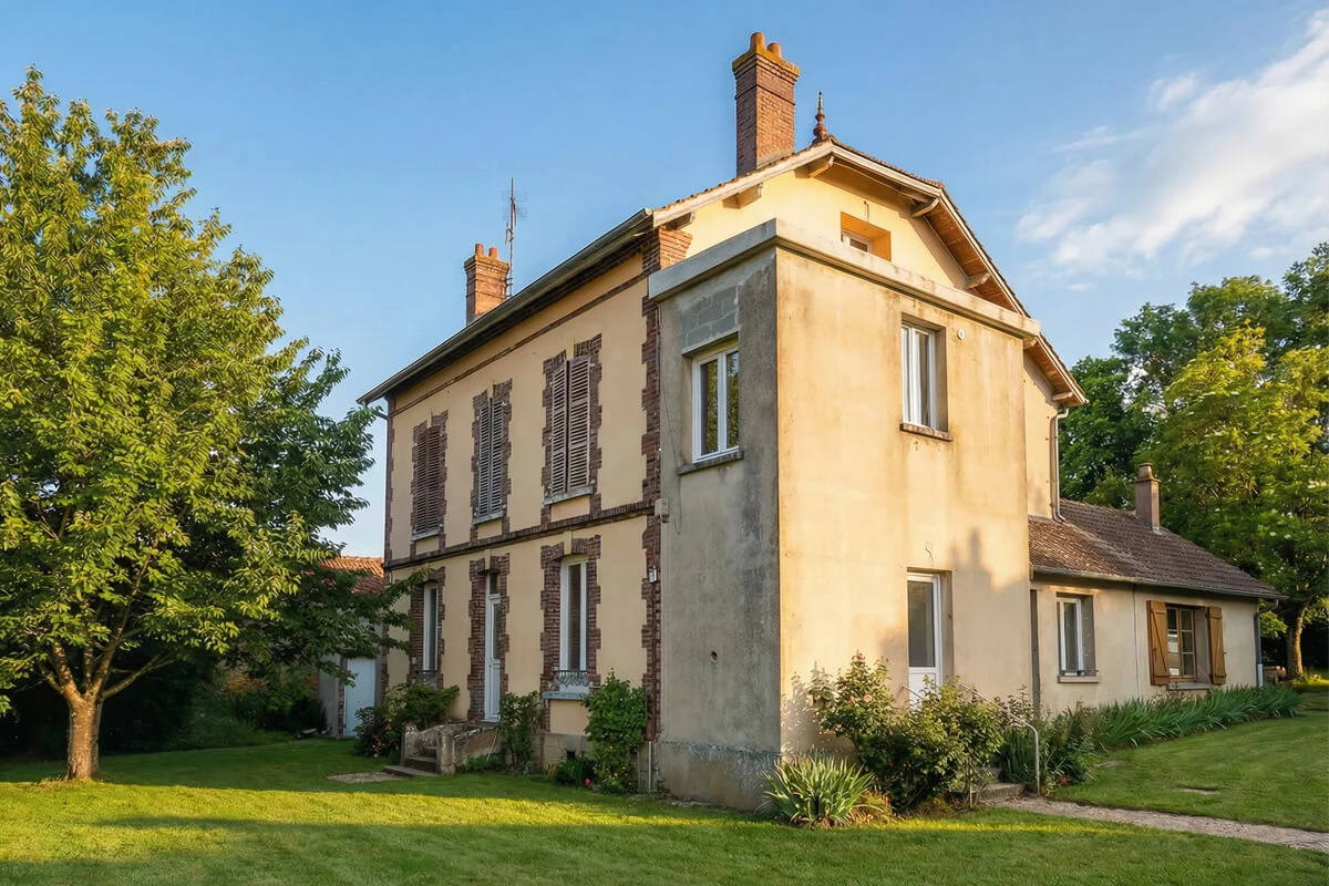Le jardin et la demeure